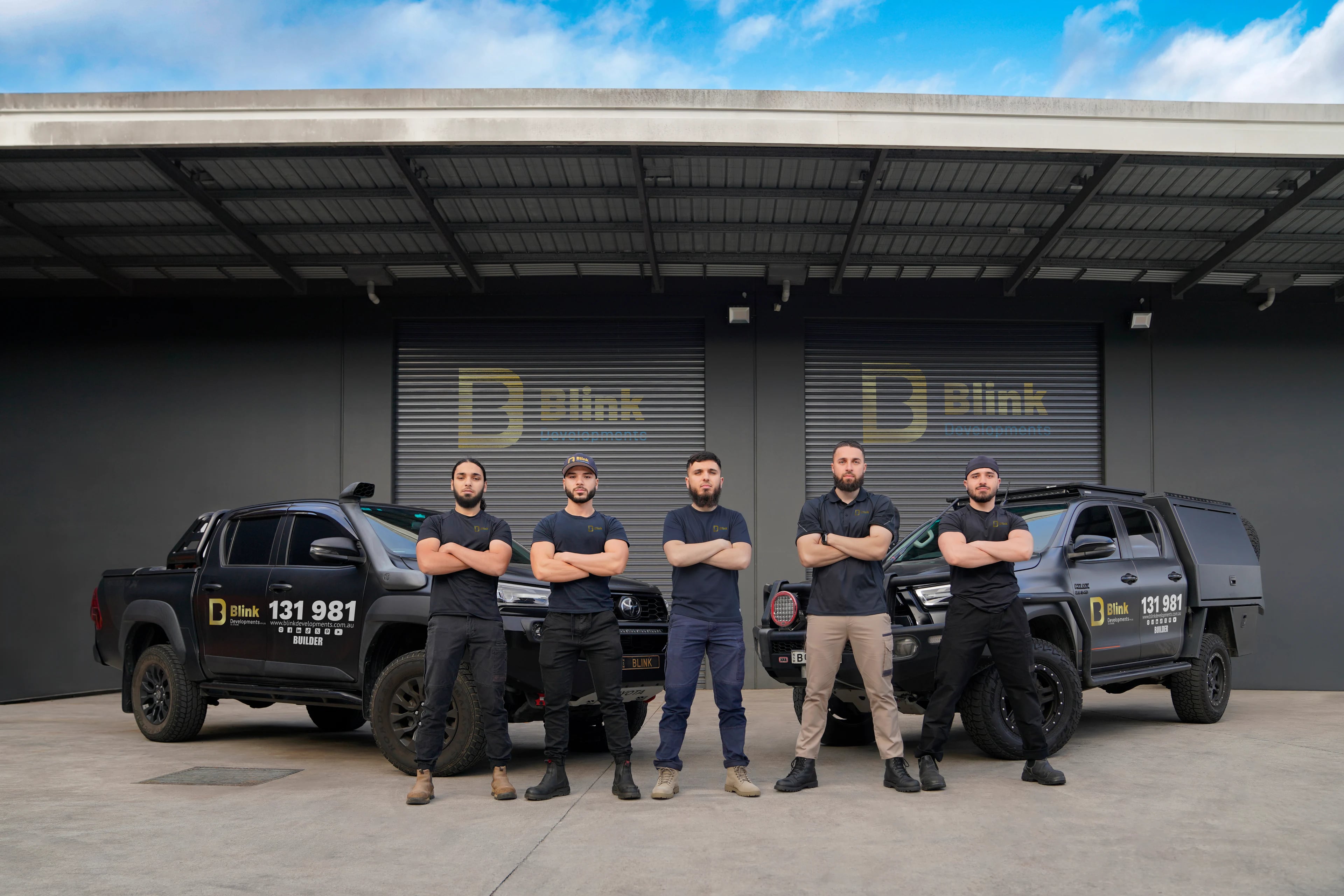 The Bathroom Renovation Stanmore team with their work vehicles